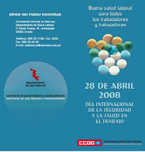 28 de Abril: Dia Internacional de la Seguridad y la Salud en el trabajo