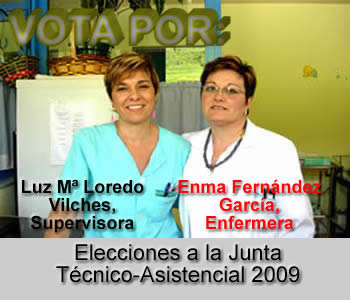 Elecciones a la Junta Técnico-Asistencial del Hospital 2009: PARTICIPA Y VOTA.