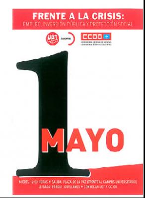Este 1 de Mayo España tiene que ser un clamor contra la crisis y por el empleo 