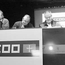 Asamblea de delegados en Gijón preparatoria de las movilizaciones contra el pensionazo