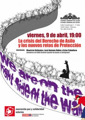 Pasado mañana en el Ateneo Obrero de Gijón organizado por la Asociación Paz y Solidaridad