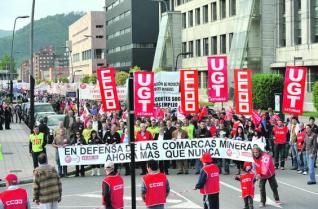 CC OO convoca una manifestación en defensa de las Cuencas, la tercera en año y medio