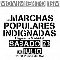 Madrid, 23 de Julio: Hay que seguir construyendo alternativa política, cívica, popular, anti neoliberal y por otra sociedad y otras formas de resolver sus crisis