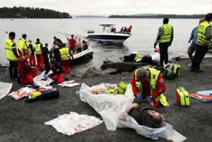 Noruega: matanza de "dimensiones catastróficas