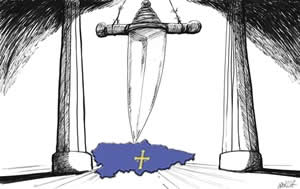 Y Montoro ¿se atreve a levantar su espada de Damocles contra Asturias con el apoyo servil del PP de aquí?... ¡¡de vergüenza!!