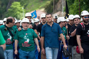 Hoy, la marcha del carbón, a superar las duras rampas del puerto Pajares