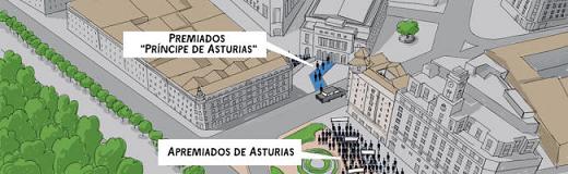 De negro: entre las 17:00 h. y las 18:00 h. tenemos una cita en la plaza de la Escandelera de Oviedo porque los empleados públicos no somos los culpables
