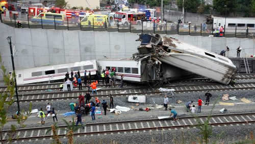 Tragedia ferroviaria en Galicia