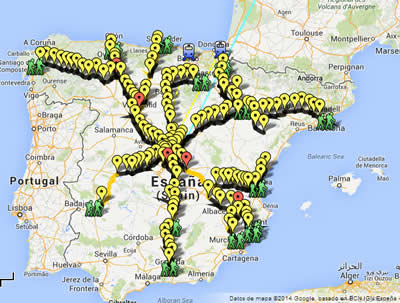 Los que partieron desde Asturias hoy hacen 16 días de marcha