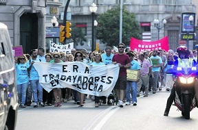 Los trabajadores del ERA salen a la calle en defensa del empleo público