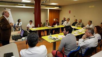 Primera de las reuniones de los grupos técnicos de participación que definen el plan de reforma del Hospital de Cabueñes