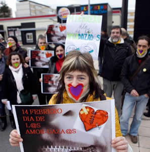 De la manifestación de ayer contra la Ley mordaza en Gijón