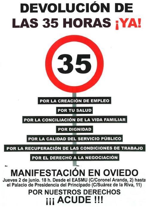 No nos hacían falta motivos adicionales para acudir a la manifestación de este jueves en Oviedo pero así sabemos las prioridades de cada cual
